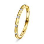 Pan Jewelry, Ring i forgylt sølv med zirkonia, størrelse 48