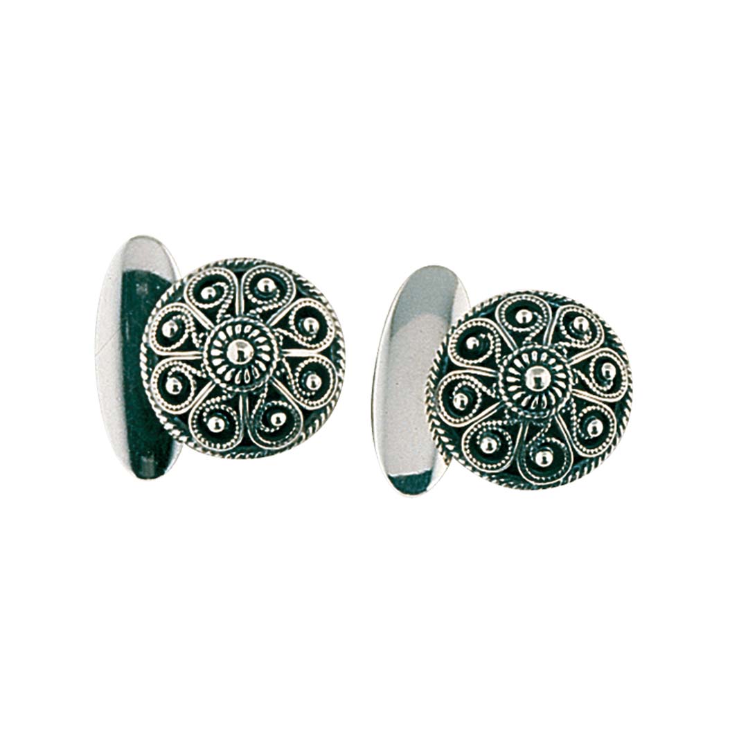 Sylvsmidja, Mansjettknapper i 830 oksidert sølv