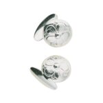 Sylvsmidja, Mansjettknapper i 830 hvitt sølv