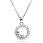 Prins & Prinsesse, Smykke til barn i 925 sølv med zirkonia